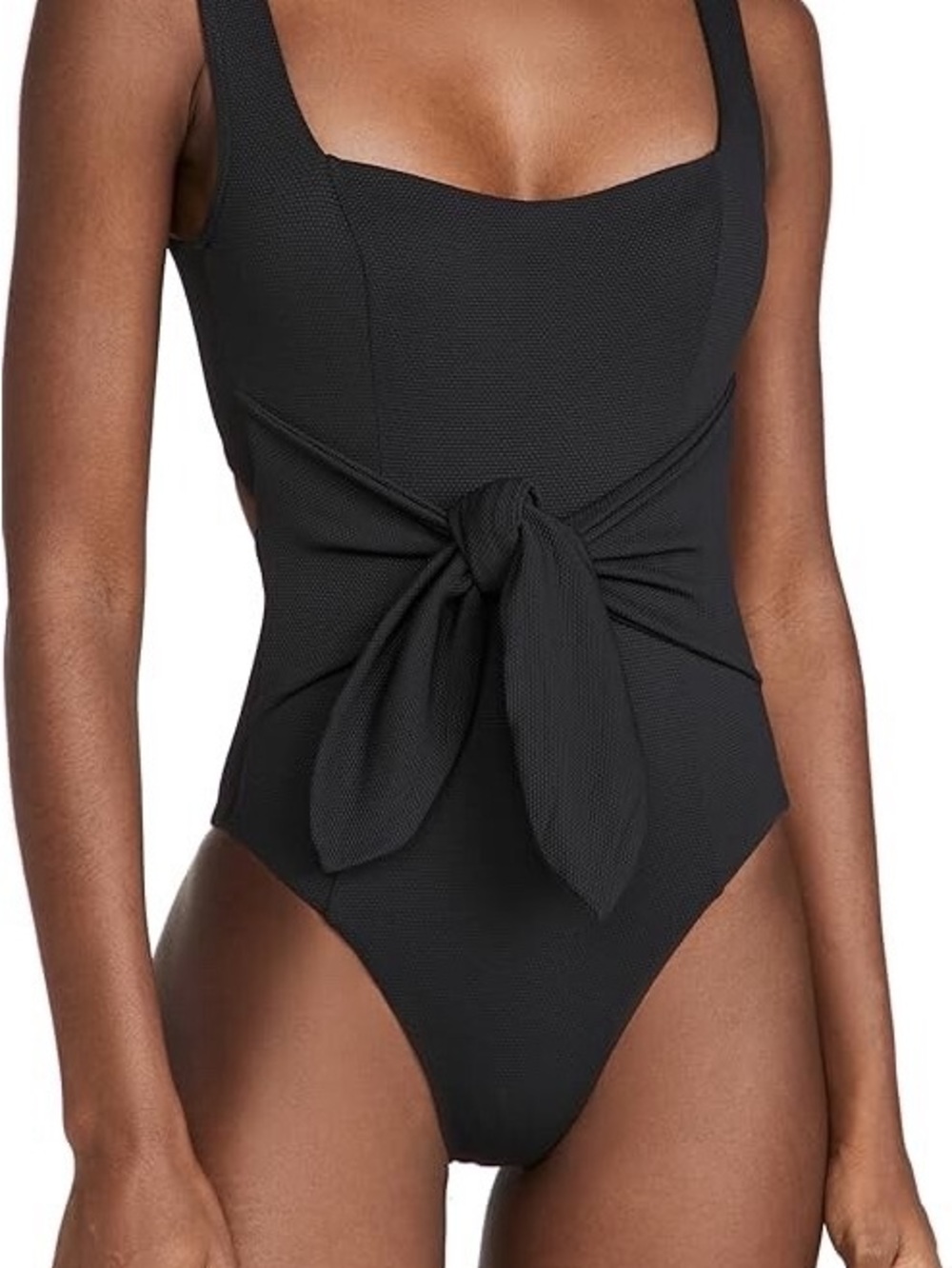 NWT L*SPACE Balboa Black One-Piece Swimsuit - L